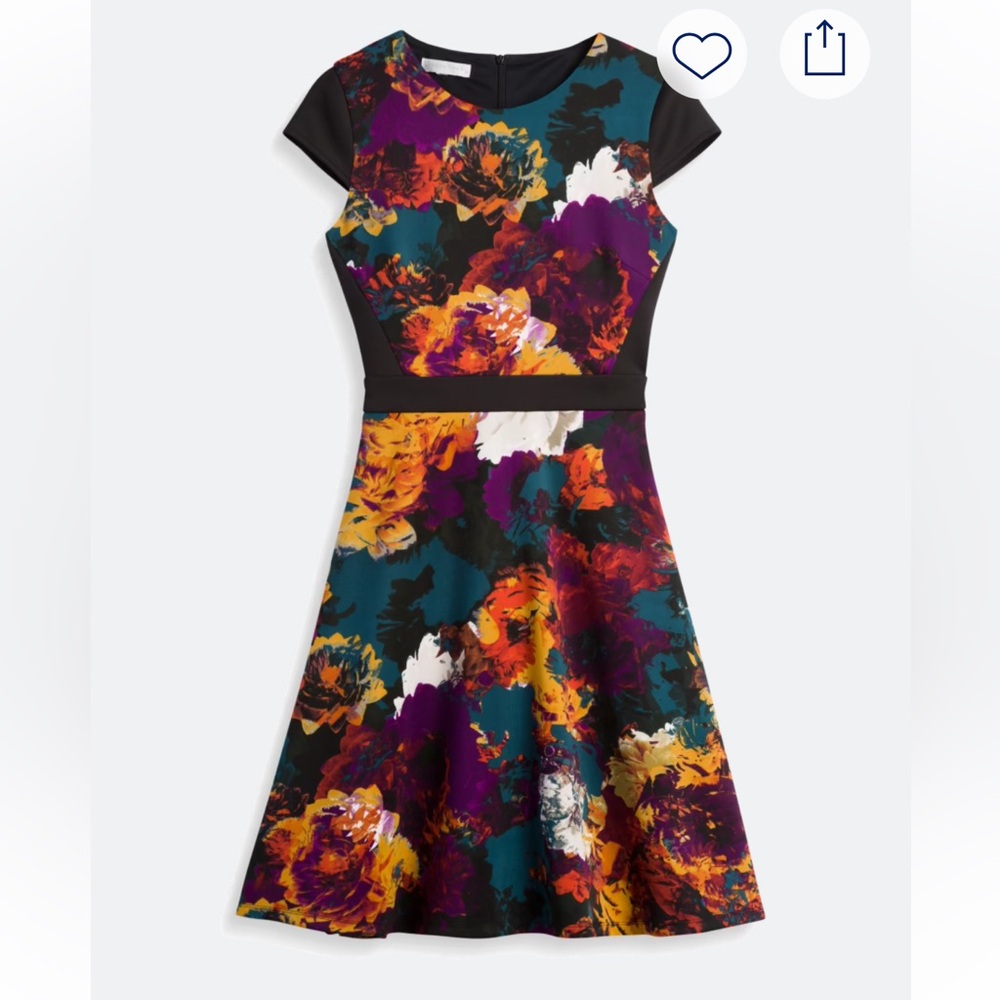 London Times Floral Multicolor Dress
